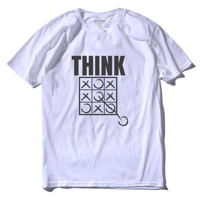THE COOLMIND Think Outside The Box Funny Cool Creative Men T Shirt