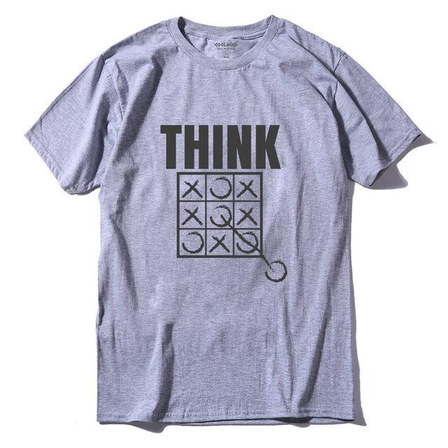 THE COOLMIND Think Outside The Box Funny Cool Creative Men T Shirt