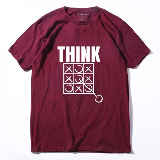 THE COOLMIND Think Outside The Box Funny Cool Creative Men T Shirt