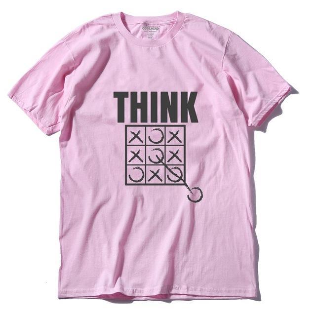 THE COOLMIND Think Outside The Box Funny Cool Creative Men T Shirt