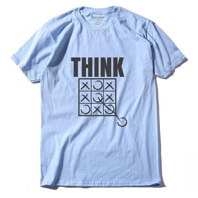 THE COOLMIND Think Outside The Box Funny Cool Creative Men T Shirt