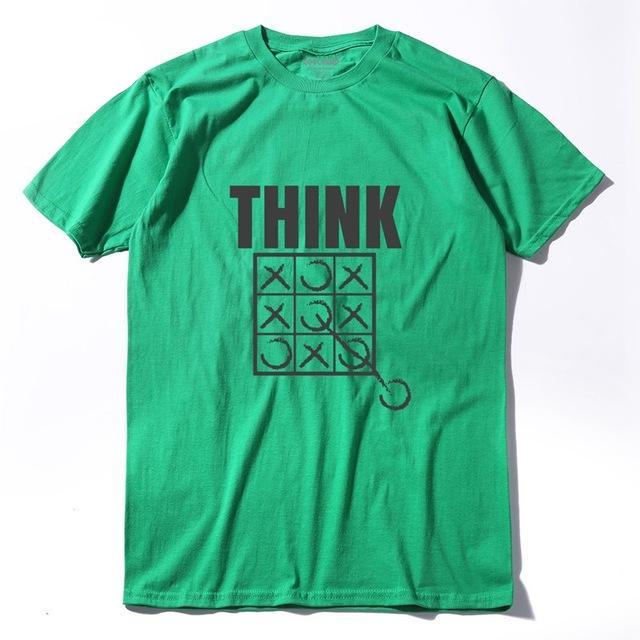 THE COOLMIND Think Outside The Box Funny Cool Creative Men T Shirt