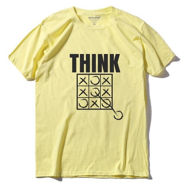 THE COOLMIND Think Outside The Box Funny Cool Creative Men T Shirt