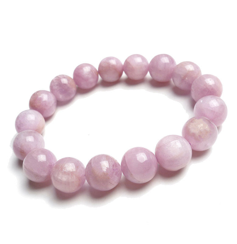 Genuine Natural Purple Kunzite Crystal Bracelet
