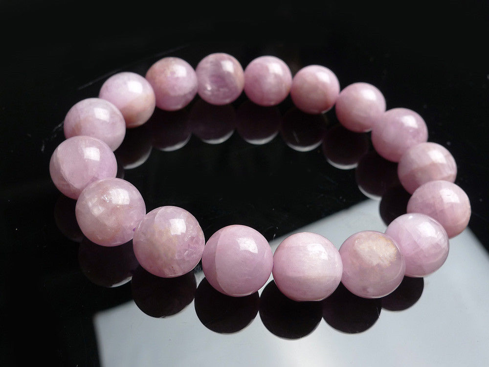 Genuine Natural Purple Kunzite Crystal Bracelet