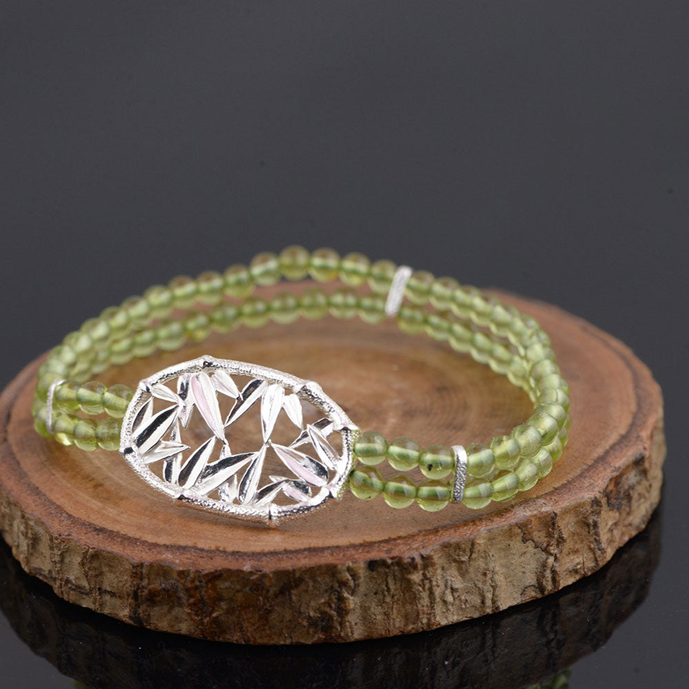 Women Jewelry New Fashion Green Beads