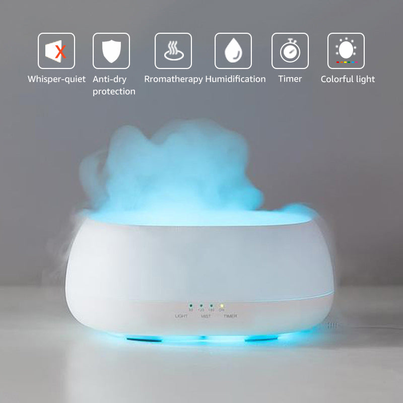 Air Humidifier Remote Control Ocean Mist Aroma Diffuser