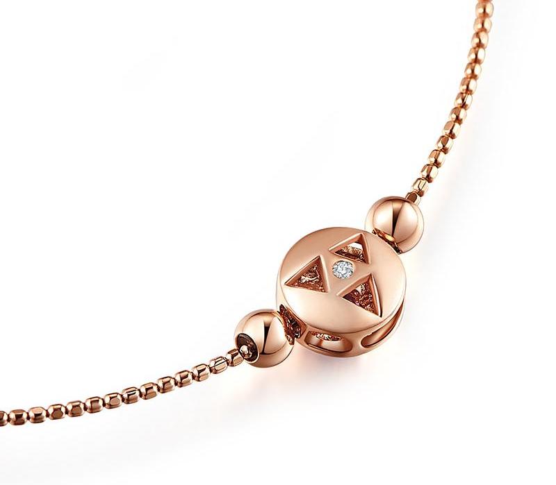 Rose Gold Bracelets Natural Amethyst Bracelet