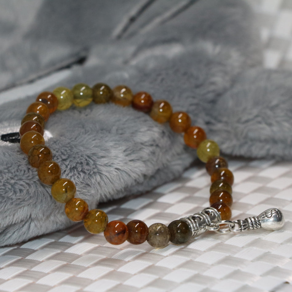 Women round stone beads women trendy jewelry