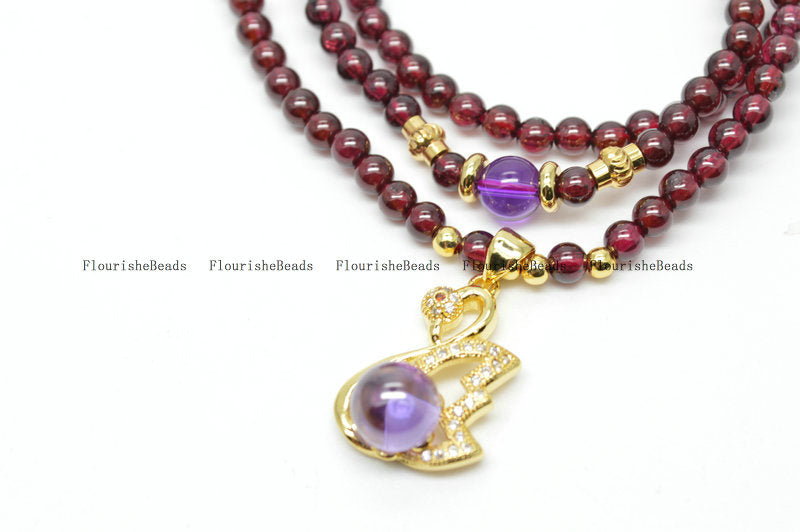 Wrapped Metal Swan Charm Stretch Bracelets Fashion