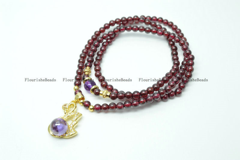 Wrapped Metal Swan Charm Stretch Bracelets Fashion