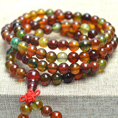 Prayer Beads Necklace Gourd Mala Prayer Bracelet