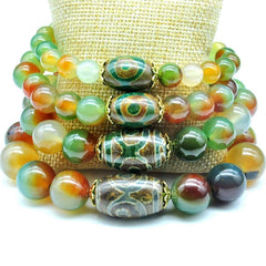 Natural Emerald Stones Pulseras Bracelets