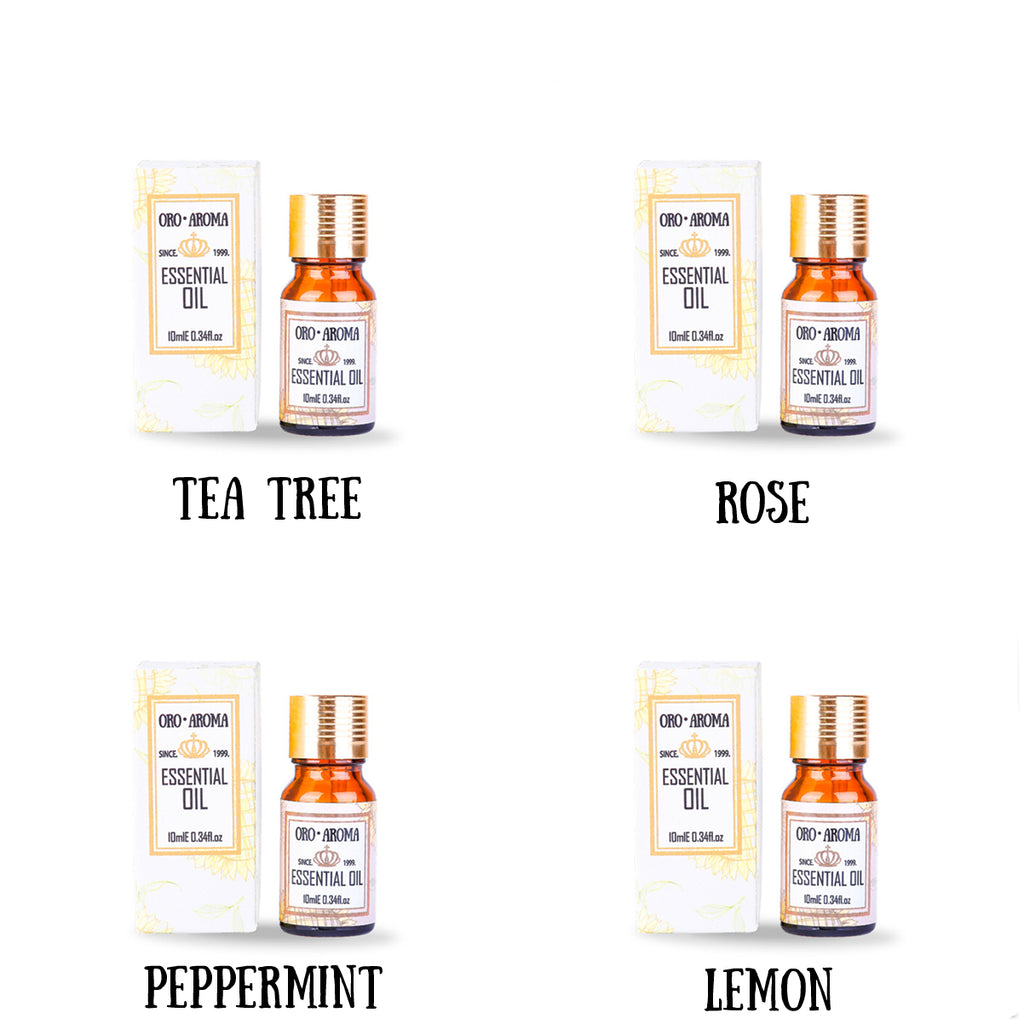 Famous Brand Oroaroma Tea Tree Rose Peppermint Lemon Essential Oil