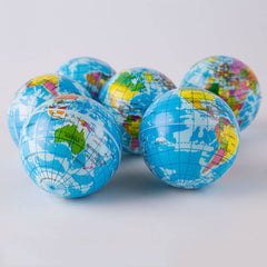 Hot Selling World Map Foam Earth Globe Hand Wrist Exercise Stress Relief