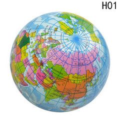 Hot Selling World Map Foam Earth Globe Hand Wrist Exercise Stress Relief