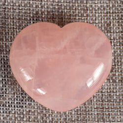Love Stone Rose Quartz Crystal Heart Beads