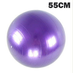 Pilates Fitness Gym Balance Fitball Exercise Workout Ball 45/55/65/75/85CM with size vedio