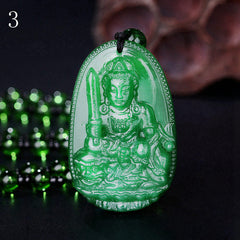 Natural Green Buddha A Buddism Buddha Pendant