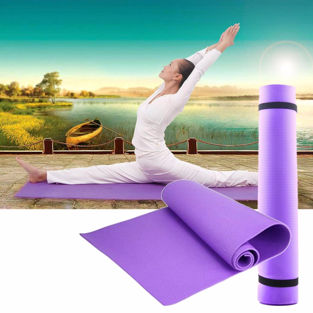 6MM Thick Non-slip Gym Fitness Pilates Supplies For Yoga Mats
