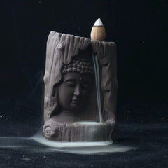 Backflow Incense Burner Buddha Statue Home Decor