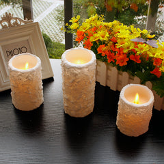1pc flameless wax LED Candles with remote control