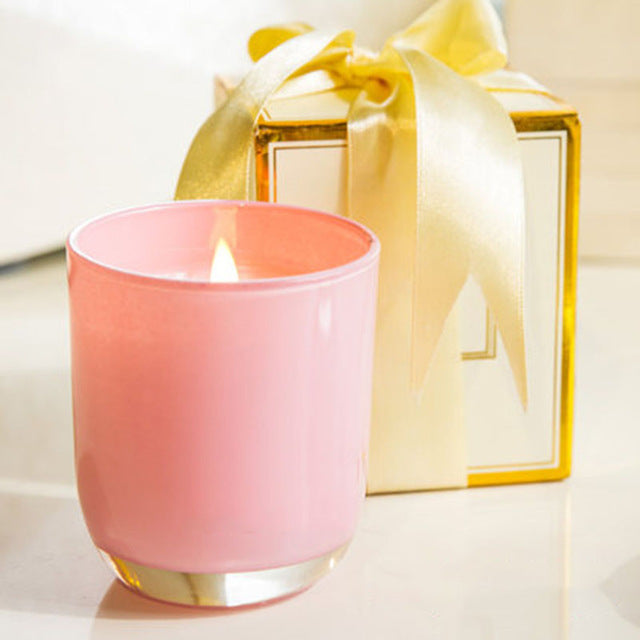 Glass Gift Fragrance Aromatic Paraffin Candle