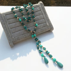 Bohemian style women calaite turquoises stone