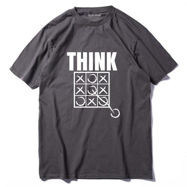THE COOLMIND Think Outside The Box Funny Cool Creative Men T Shirt