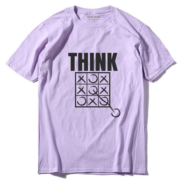 THE COOLMIND Think Outside The Box Funny Cool Creative Men T Shirt