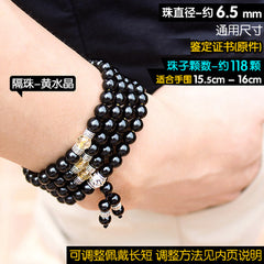 Black tourmaline lovers lucky bracelets fashion