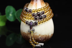 Compose Citrine Beaded  Bracelet Brazic Prayer Beads