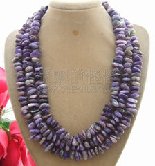 Natural Purple Charoite Necklace